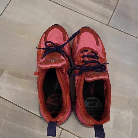 Nike Air Max 270 React Shoes Womens Size 7 AT6174-600 Running Athletic Sneakers - Picture 8 of 16